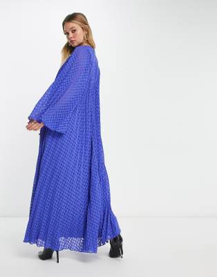 asos purple midi dress ASOS DESIGN flutter sleeve open back midi dress in purple