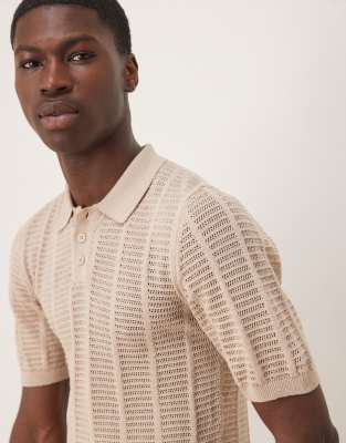 ASOS DESIGN TEXTURED POLO