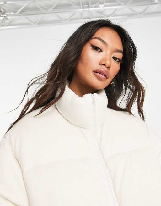 Asos white hot sale puffer