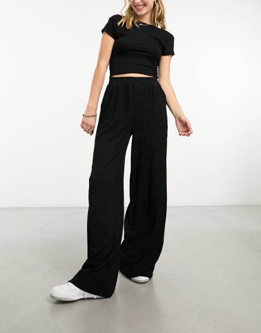 Asos black trousers hotsell