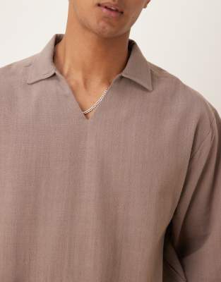Asos Design Textured Shirt