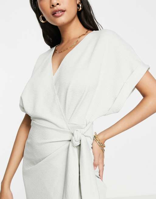 Asos design best sale wrap dress