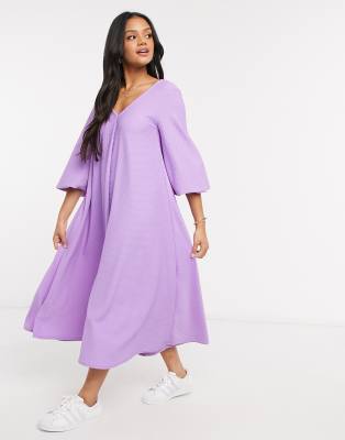 asos violet dress
