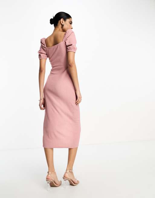 Asos dusty pink on sale dress