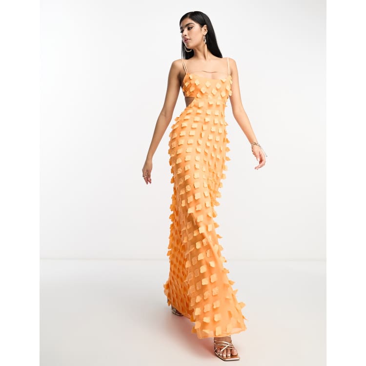 Orange hotsell dress asos