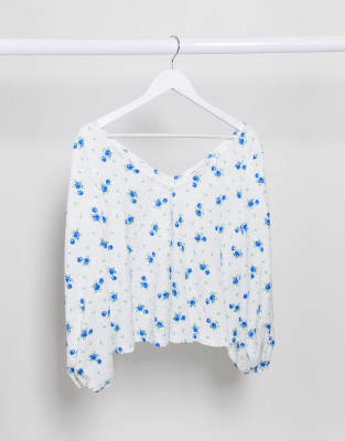 asos floral top