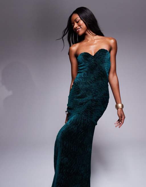Velvet long dress design discount
