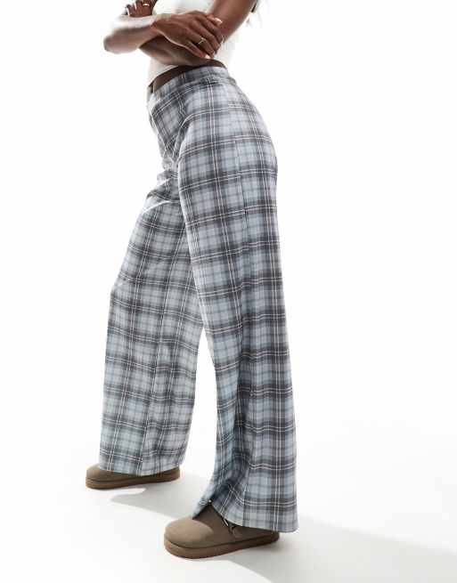 Plaid pants asos deals