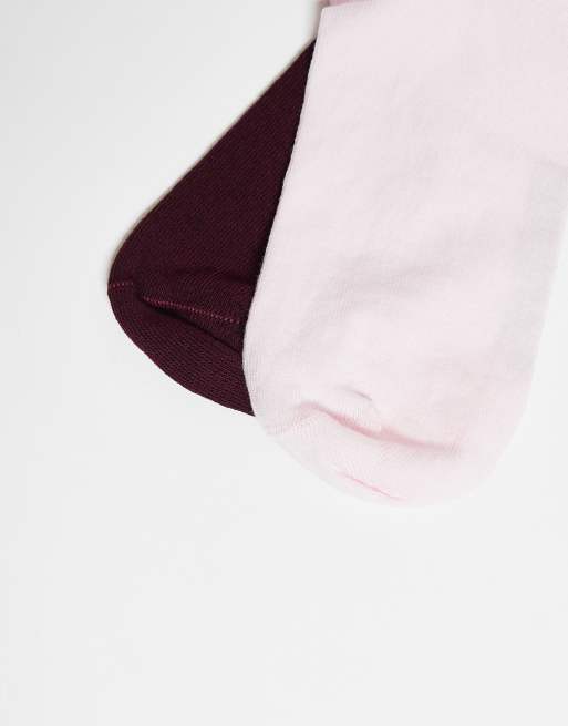 ASOS DESIGN The Grinch 2-pack Christmas socks with ruffle top in multi