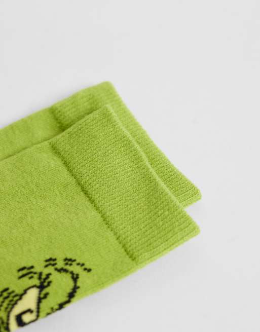 ASOS DESIGN The Grinch chaussettes de Noël vertes, 3 de 3
