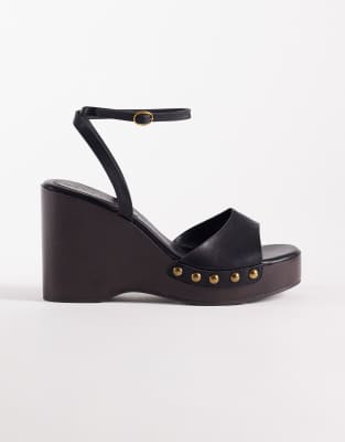  Thea wood effect wedges 