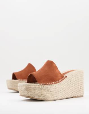 asos sandales compensées
