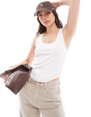 best thick white tank top