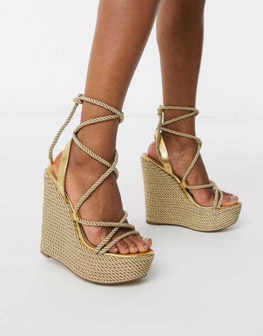 Zeppe color oro discount