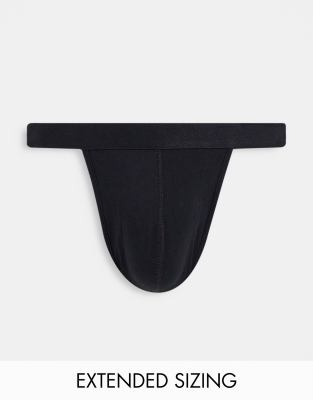 Asos Design Swim Thong In Black ModeSens