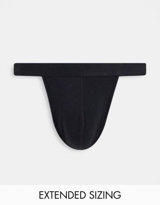  ASOS DESIGN thong in black 