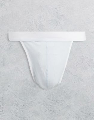 ASOS DESIGN thong in pastel blue with contrast waistband - ASOS Price Checker