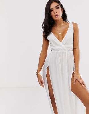 asos split dress