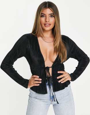 asos black going out tops