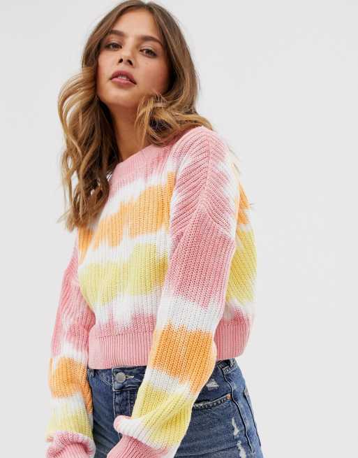 Tie dye best sale knit jumper