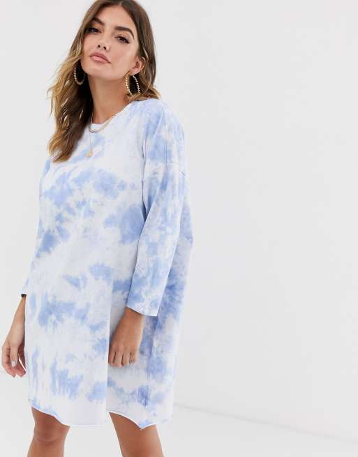 Tie dye t shirt dress clearance uk