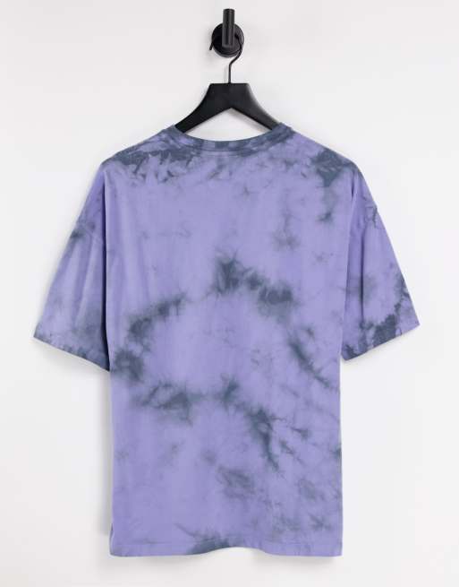 ASOS Metallica Dropped Shoulder Oversized Band T-Shirt With Tie Dye