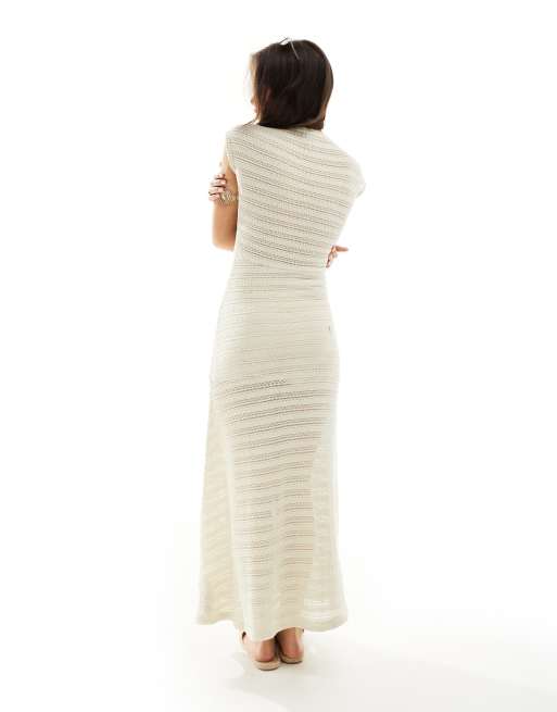 chinese dress ladies JDY Petite crochet beach midi dress in black  ASOS Sample Sale