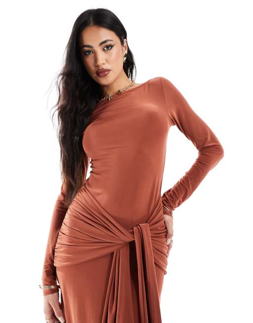 Tie front dress asos sales
