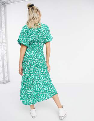 asos tie front dress