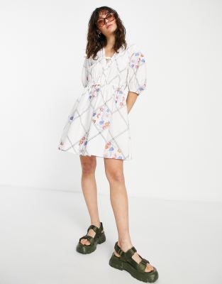 ASOS Embroidered Shirt Dress