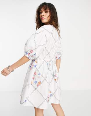 ASOS Embroidered Shirt Dress