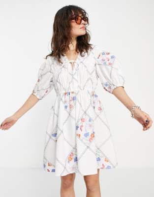 ASOS Embroidered Shirt Dress