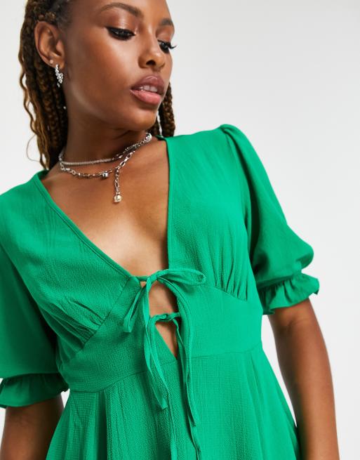 Asos green tea dress online