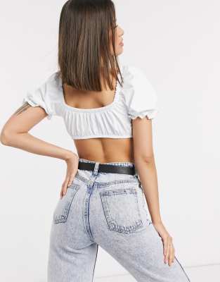 asos tie top