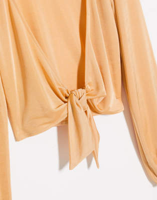 asos gold top