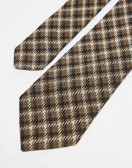 ASOS DESIGN tie in check print, 2 of 3