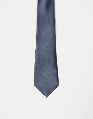 Asos Design Tie In Gray