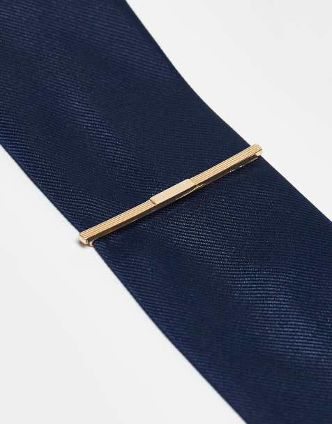 ASOS DESIGN tie-pin in gold tone - view 1