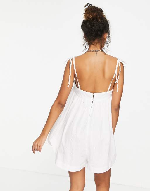 Tie 2024 shoulder playsuit