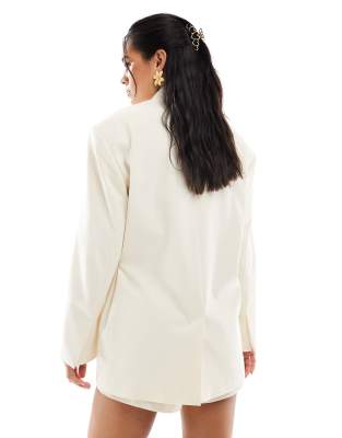 Asos Design Tie Side Oversized Blazer