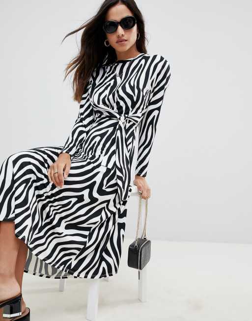 Asos 2025 zebra dress