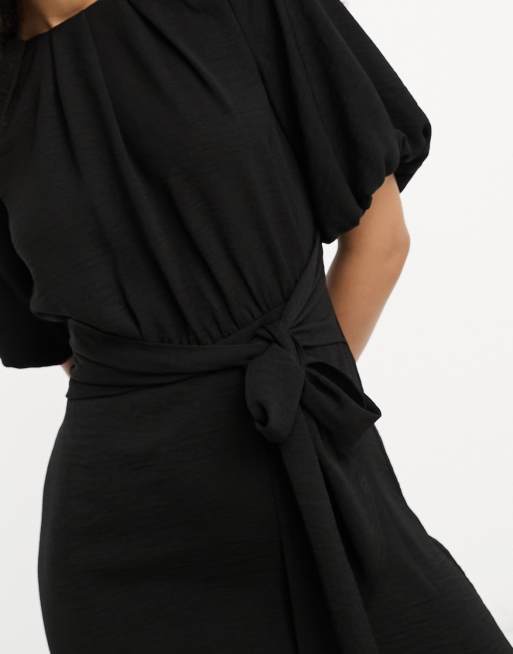 Asos tie hot sale waist dress