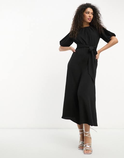 Asos tie waist store dress