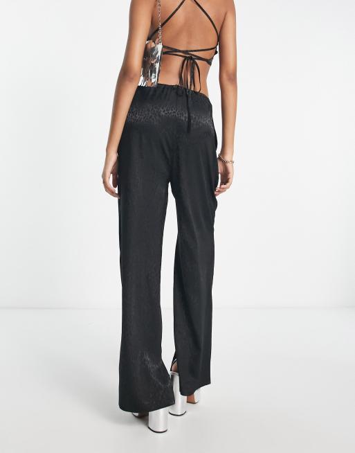 Tie up hot sale waist pants