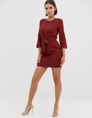 tie wrap around dress