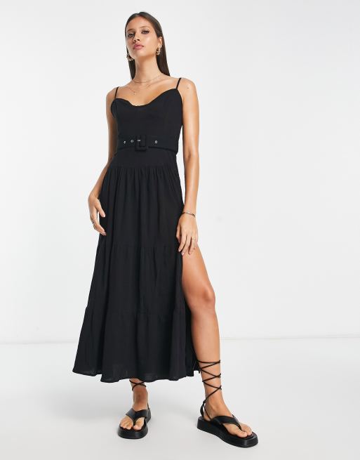 Asos spaghetti cheap strap dress