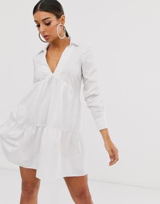 collared smock dress
