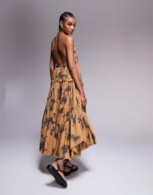 Asos tie dye dress sale