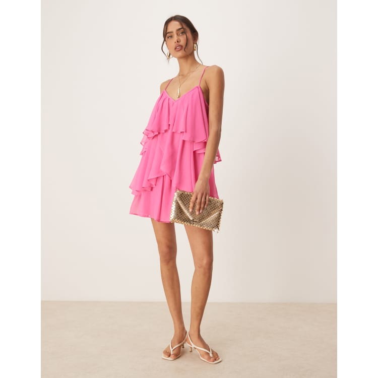 Rosé Muse Layered cami mini one piece Layered cami mini one piece – BUNNY APARTMENT