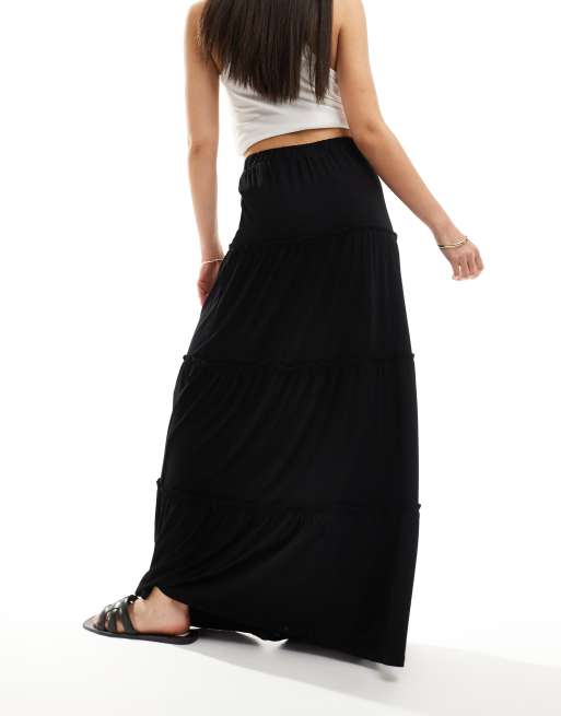 Asos cotton maxi skirt hotsell